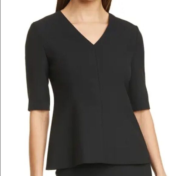 HUGO BOSS
peplum Peplum Top In Black - Picture 1 of 10
